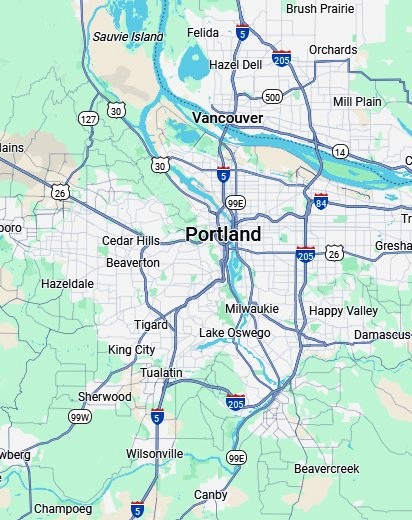 Portland Map